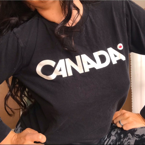 HUDSON BAY CO. Retro(boys) black long sleeve tee - Picture 1 of 3